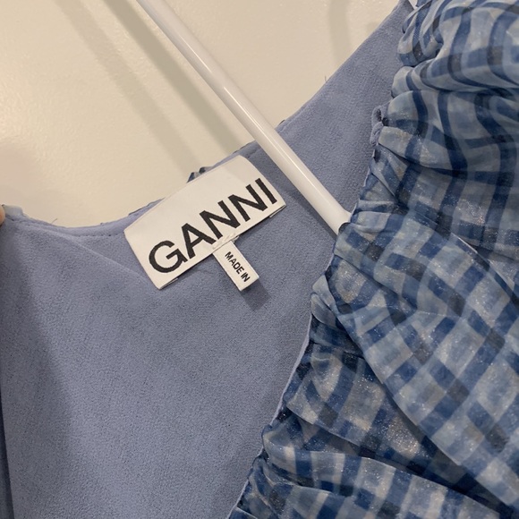 Ganni Blue Fluffy Dress of your dreams - Picture 3 of 3